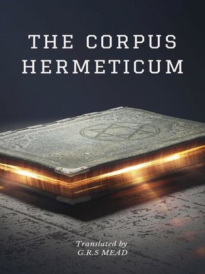 cover image of The Corpus Hermeticum (translated)